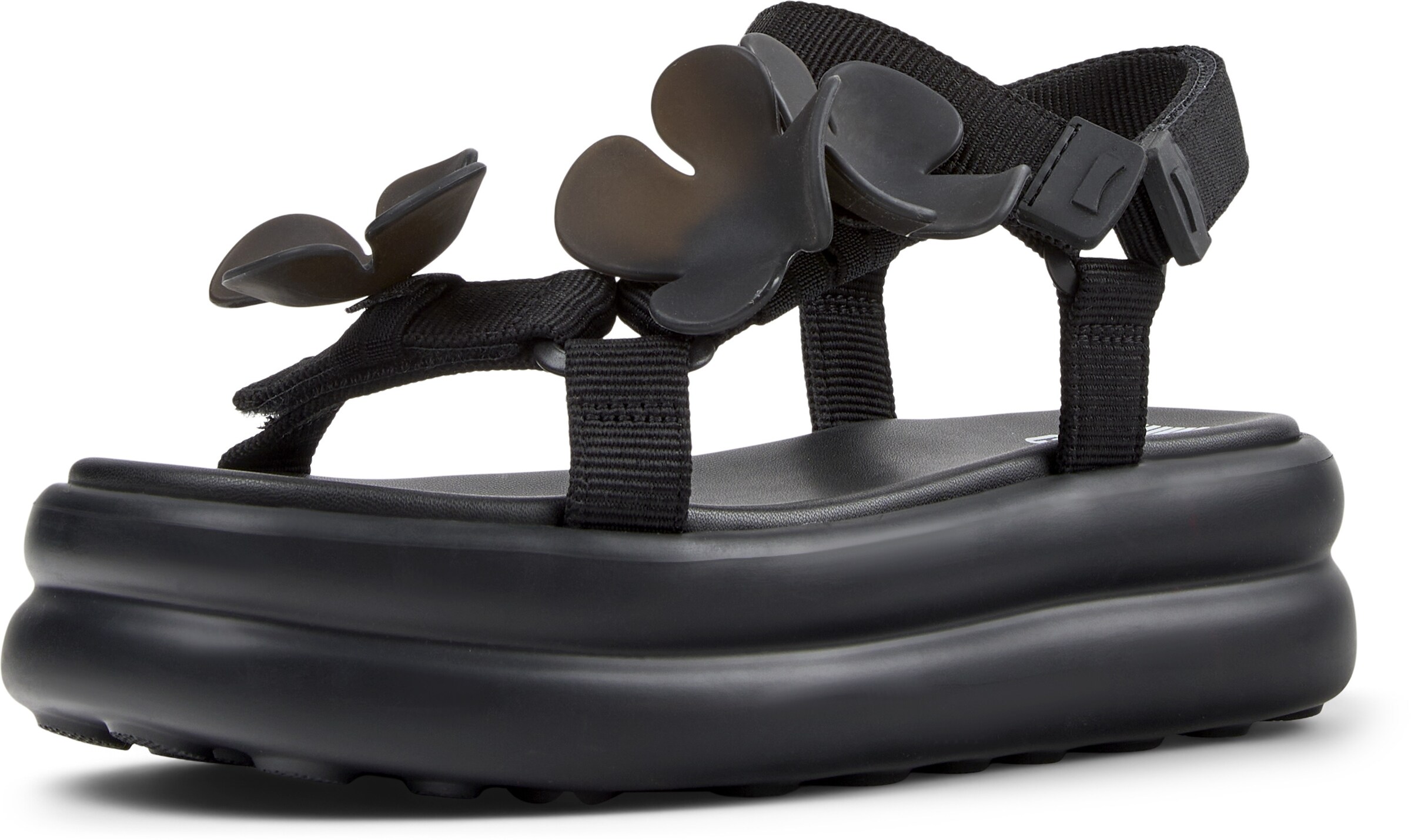 CAMPER Sandalen met riem ' Pelotas Flota' in Zwart: voorkant