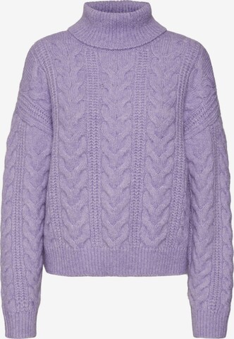 Pull-over 'Siena' VERO MODA en violet : devant