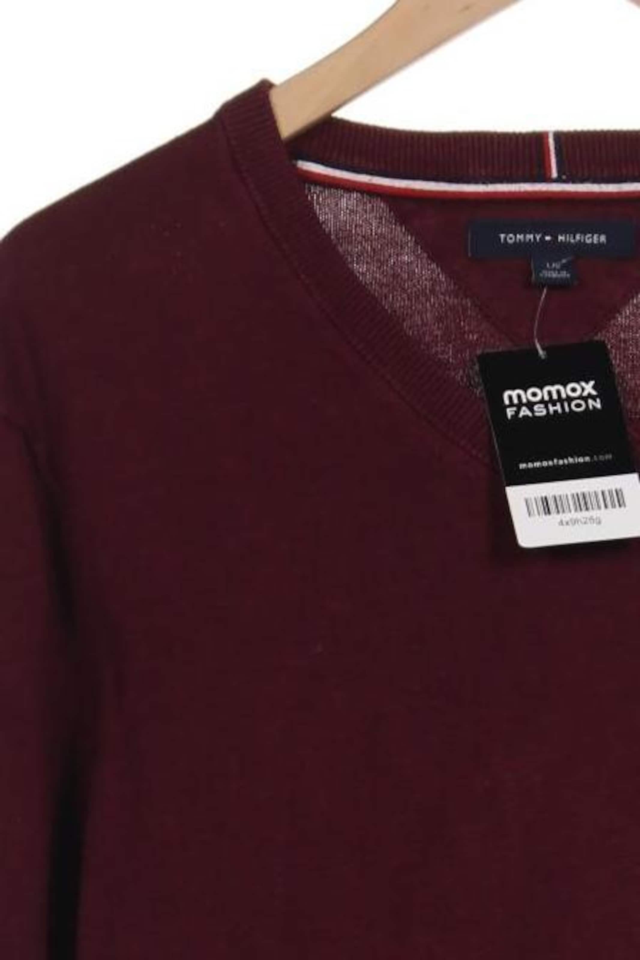 TOMMY HILFIGER Pullover L in Rot