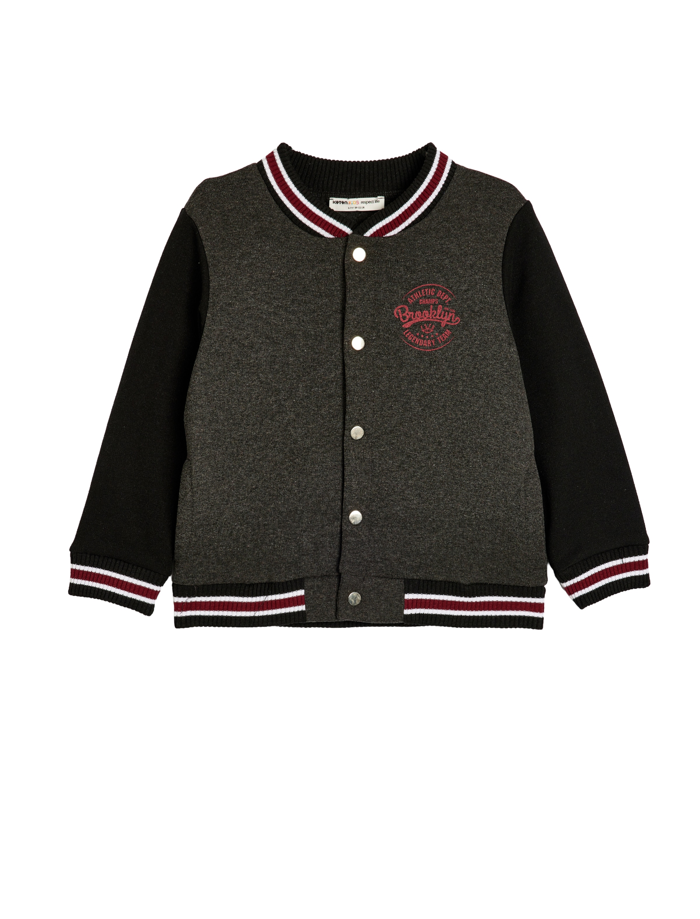 Koton Gebreid vest in Grijs: voorkant