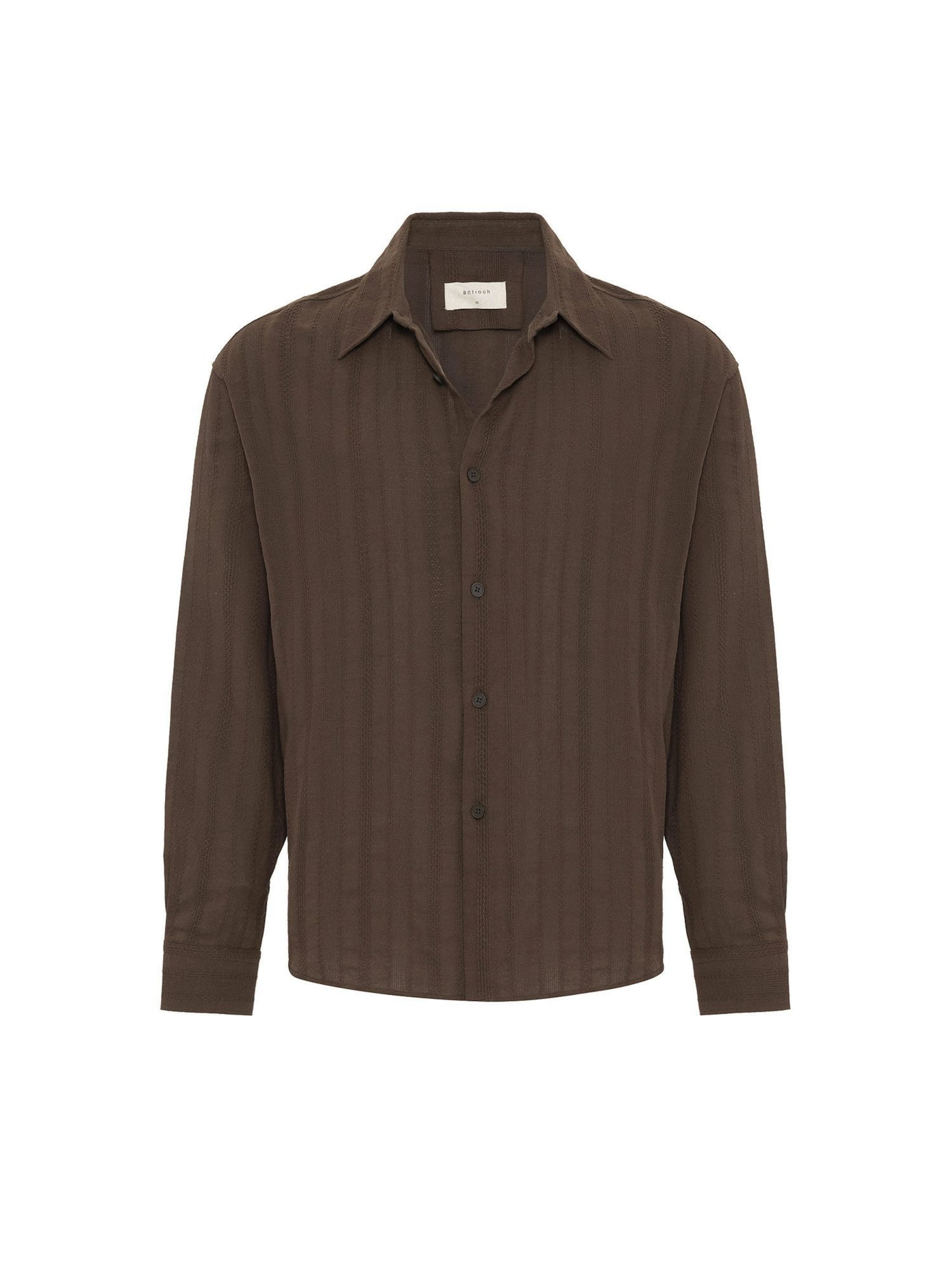 Antioch Regular fit Skjorta i brun: framsida