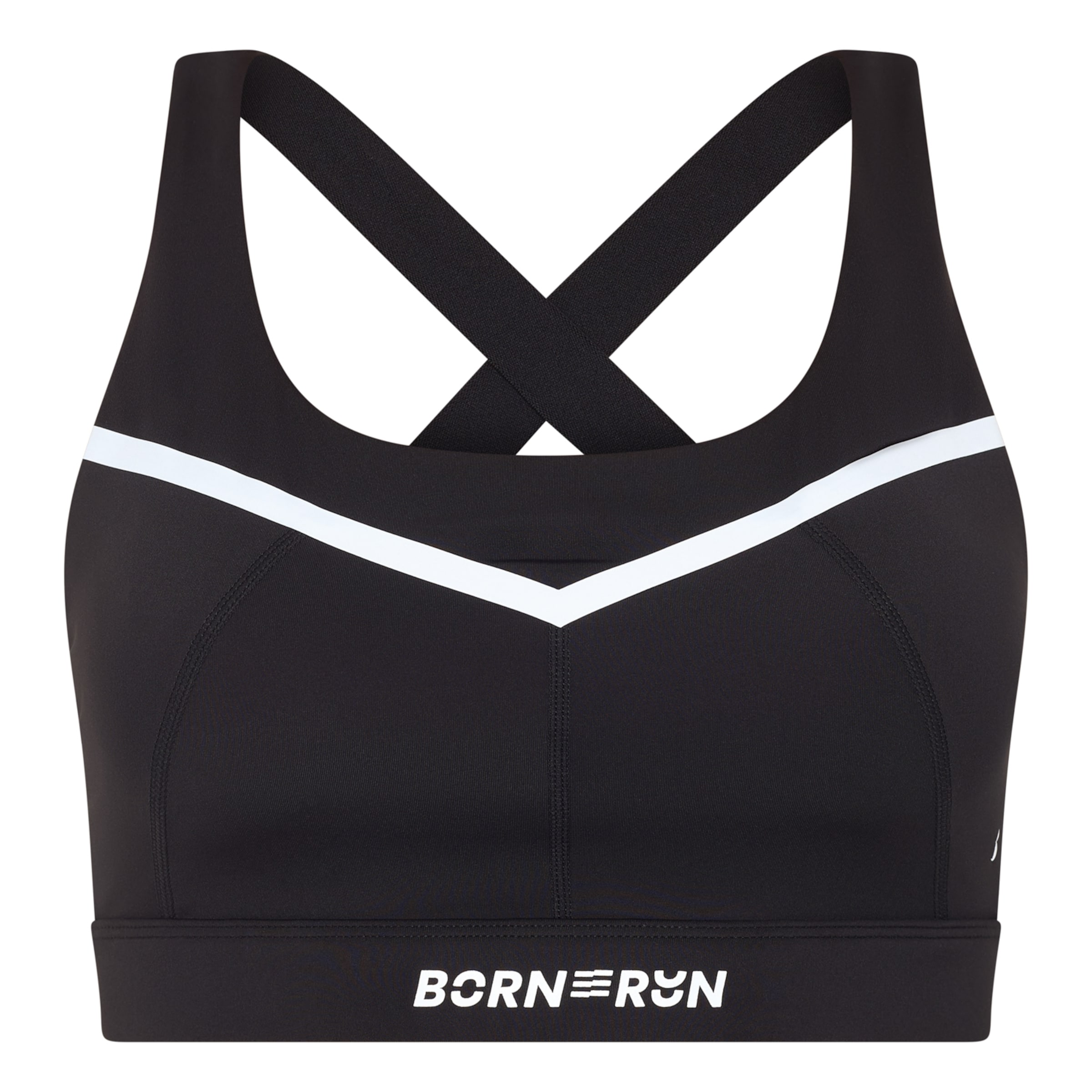 Born Sporttop ' Luna Run ' in Zwart: voorkant