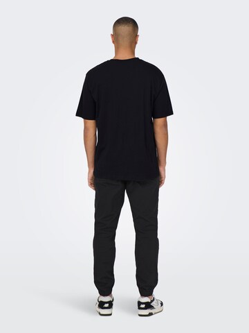 Only & Sons Koszulka 'MINECRAFT' w kolorze czarny