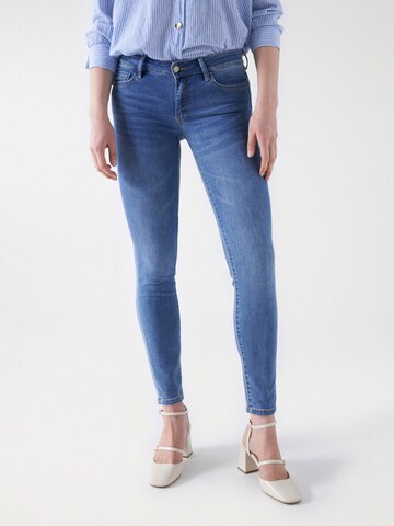 Skinny Jean Salsa Jeans en bleu : devant