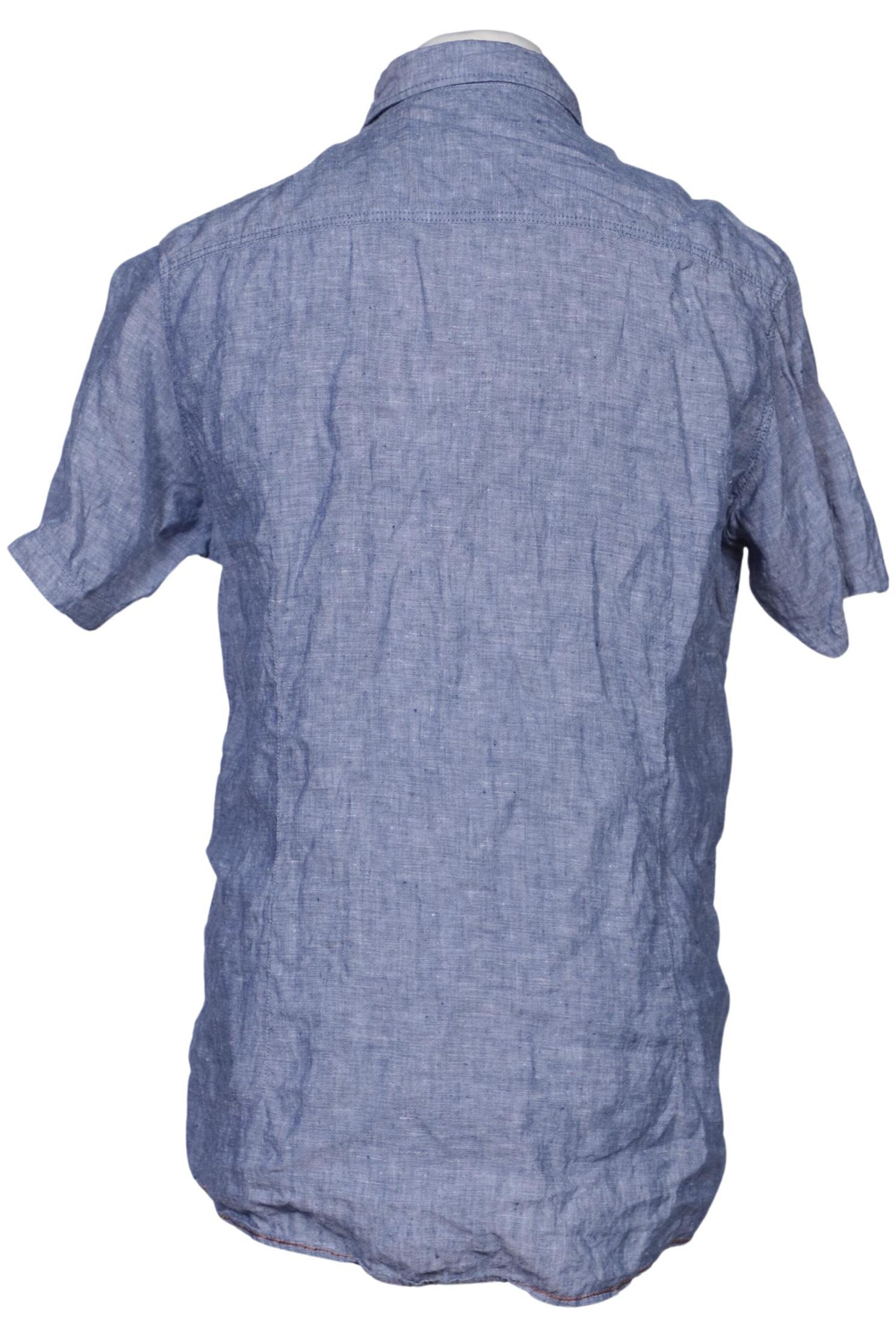 Charles Vögele Button Up Shirt in L in Blue