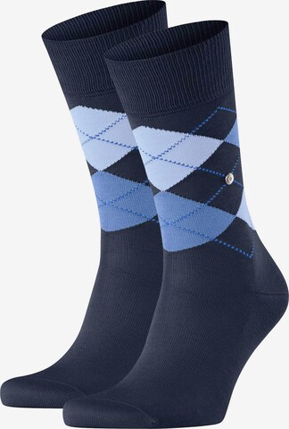 Calzino 'Manchester' di BURLINGTON in blu: frontale