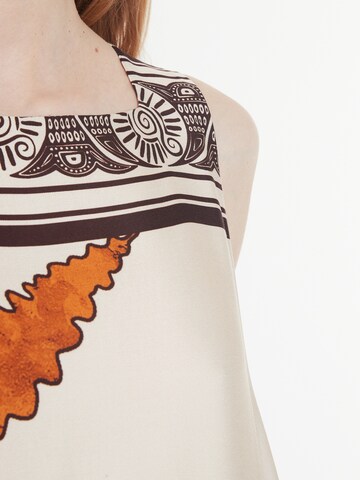 Ana Alcazar Jurk ' Palea ' in Beige