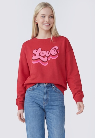 MYMO - Sudadera en rojo: frente