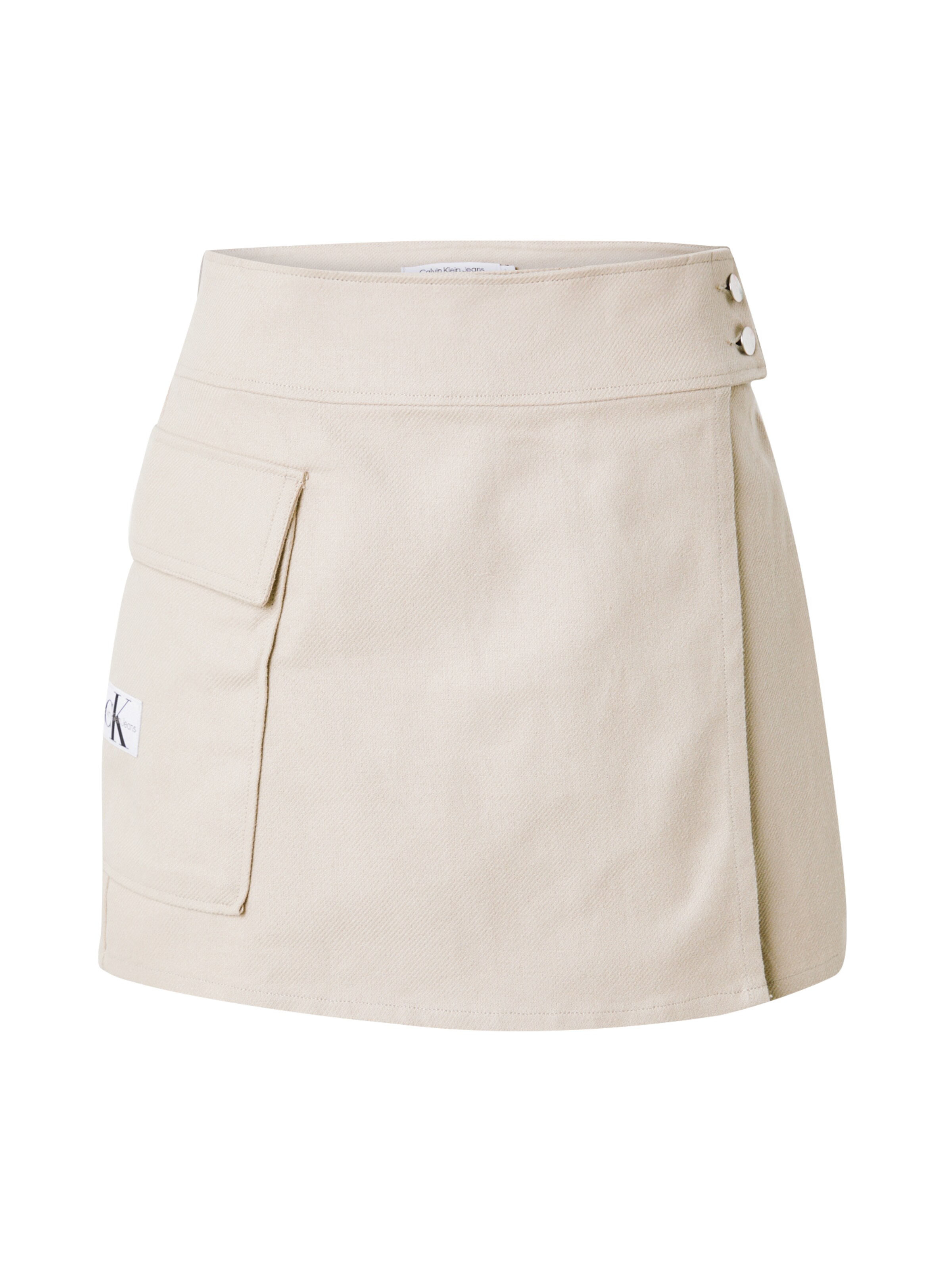 Calvin Klein Jeans Rock in Beige: Vorderseite