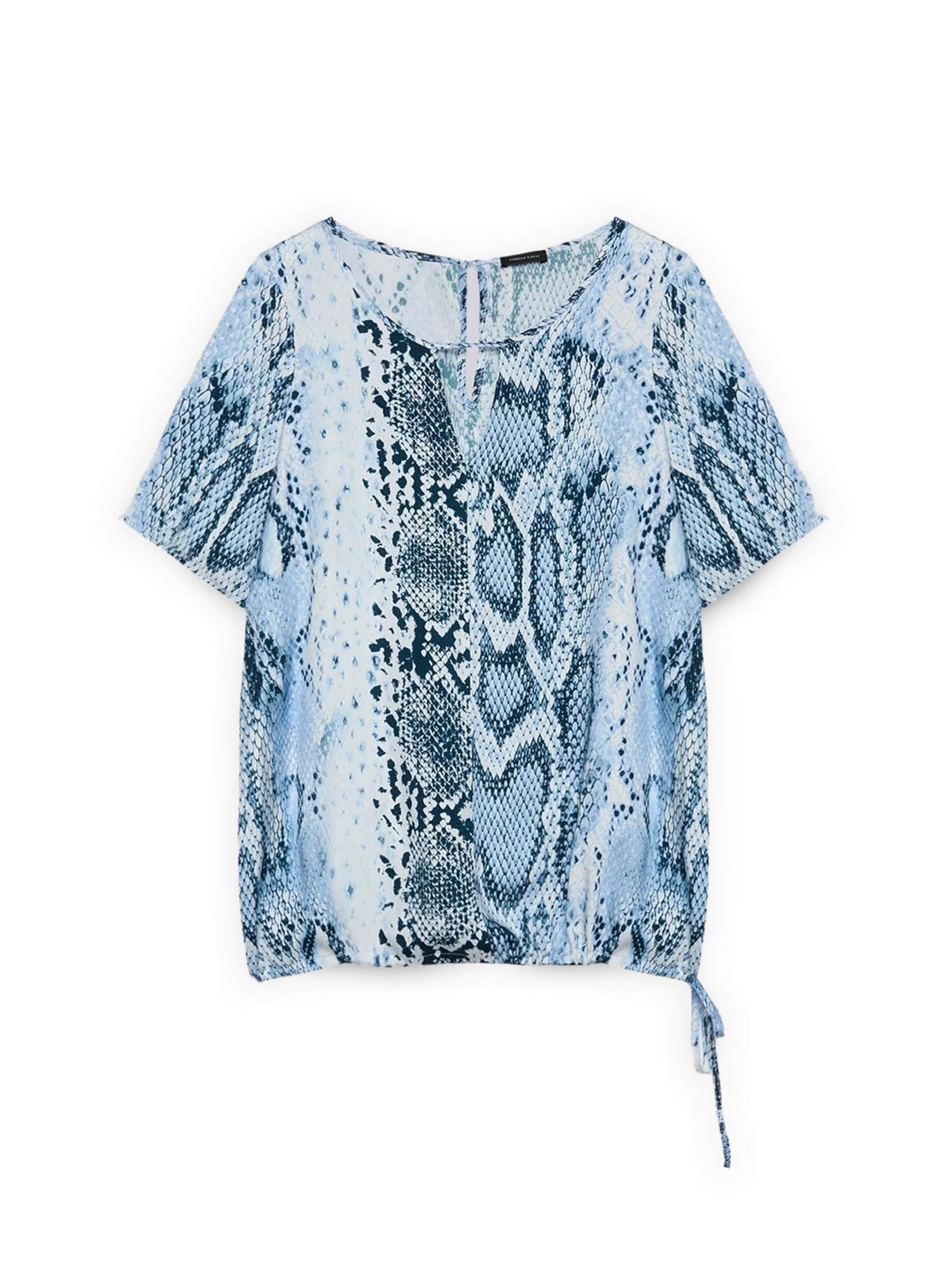 Fiorella Rubino - Blusa en azul: frente