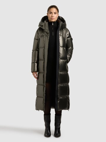 khujo Wintermantel 'Rubina2 Shiny' in Braun