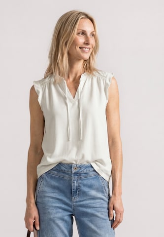 STREET ONE Top in White: front