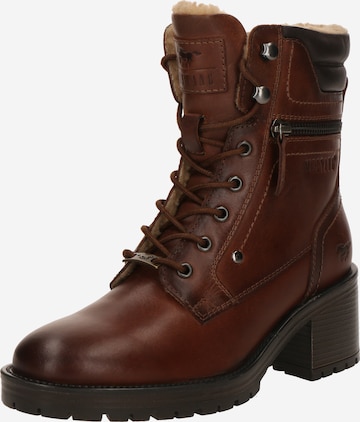 ruda MUSTANG Suvarstomieji kulkšnis dengiantys batai: priekis