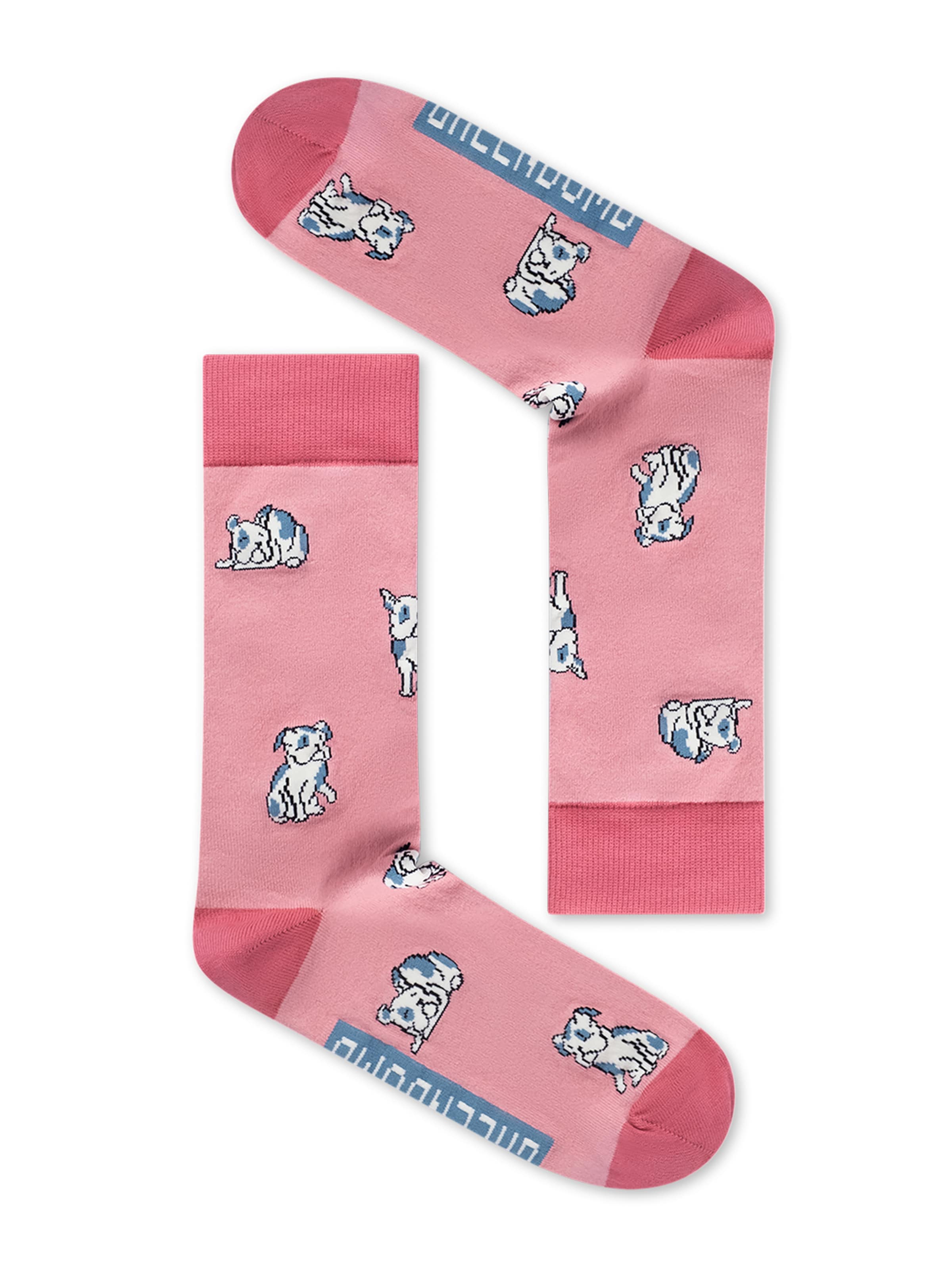GREENBOMB Socken 'Frenchi' in Pink: Vorderseite