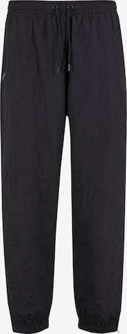 Effilé Pantalon de sport 'Botero' Sergio Tacchini en noir : devant