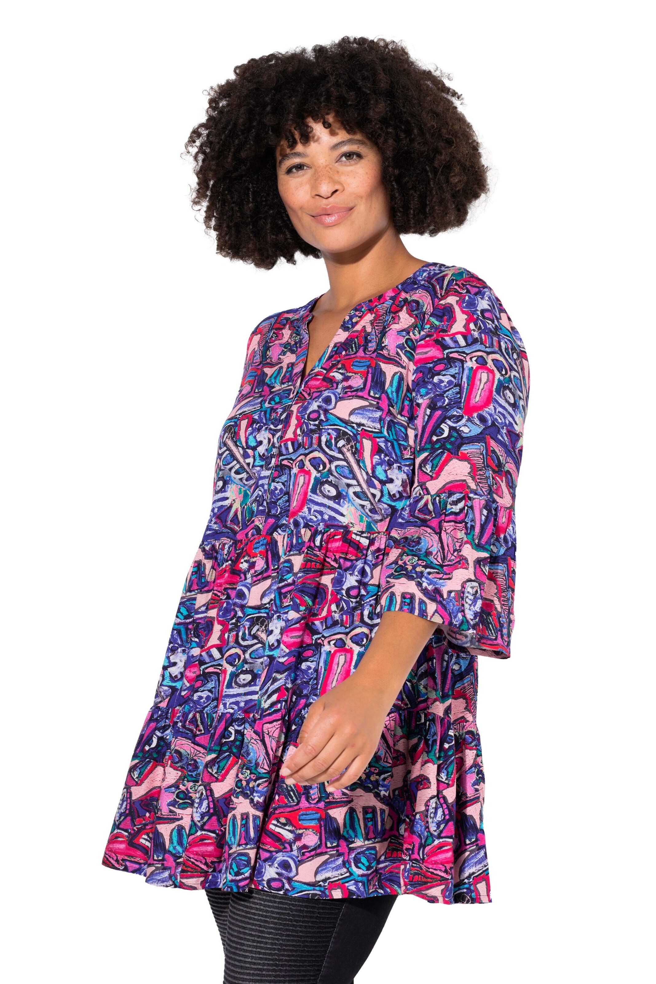 Angel of Style Tunic in Pink: front