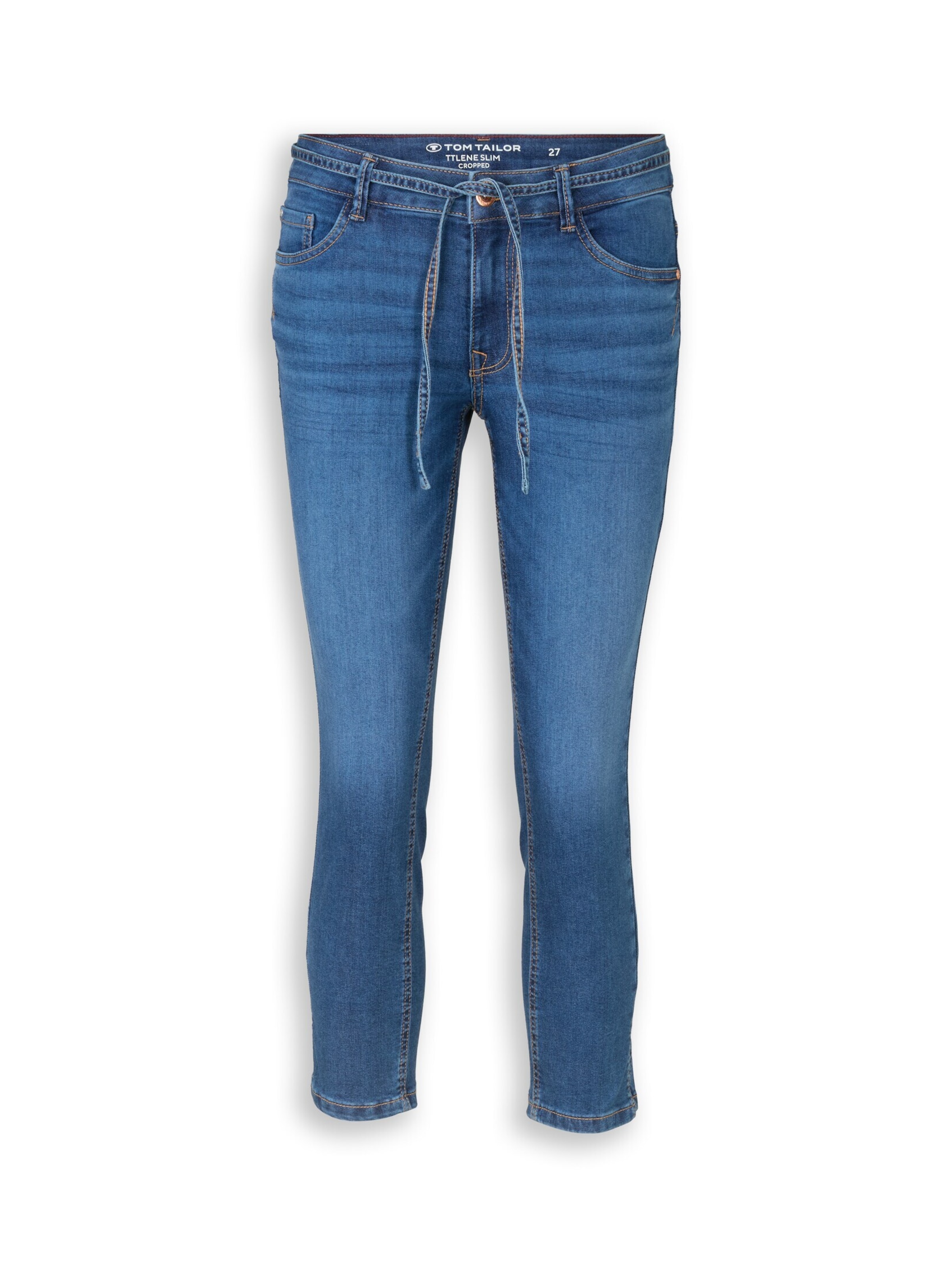 TOM TAILOR Slimfit Jeans 'Lene' in Blauw: voorkant
