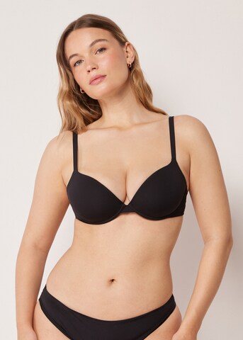 CALZEDONIA Push-up Bikini Top 'Premium Fit' in Black