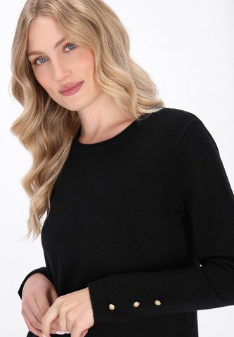 Robes en maille 'Classic' DreiMaster Klassik en noir