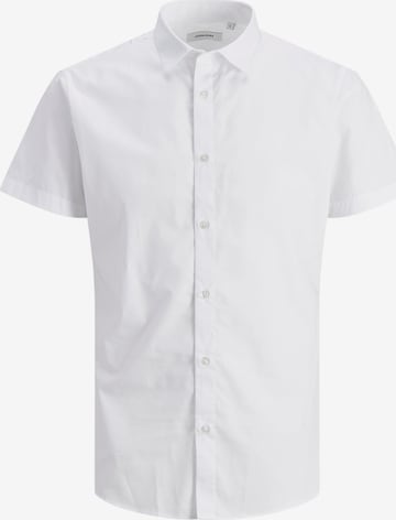 Jack & Jones Plus Overhemd 'Joe' in Wit: voorkant