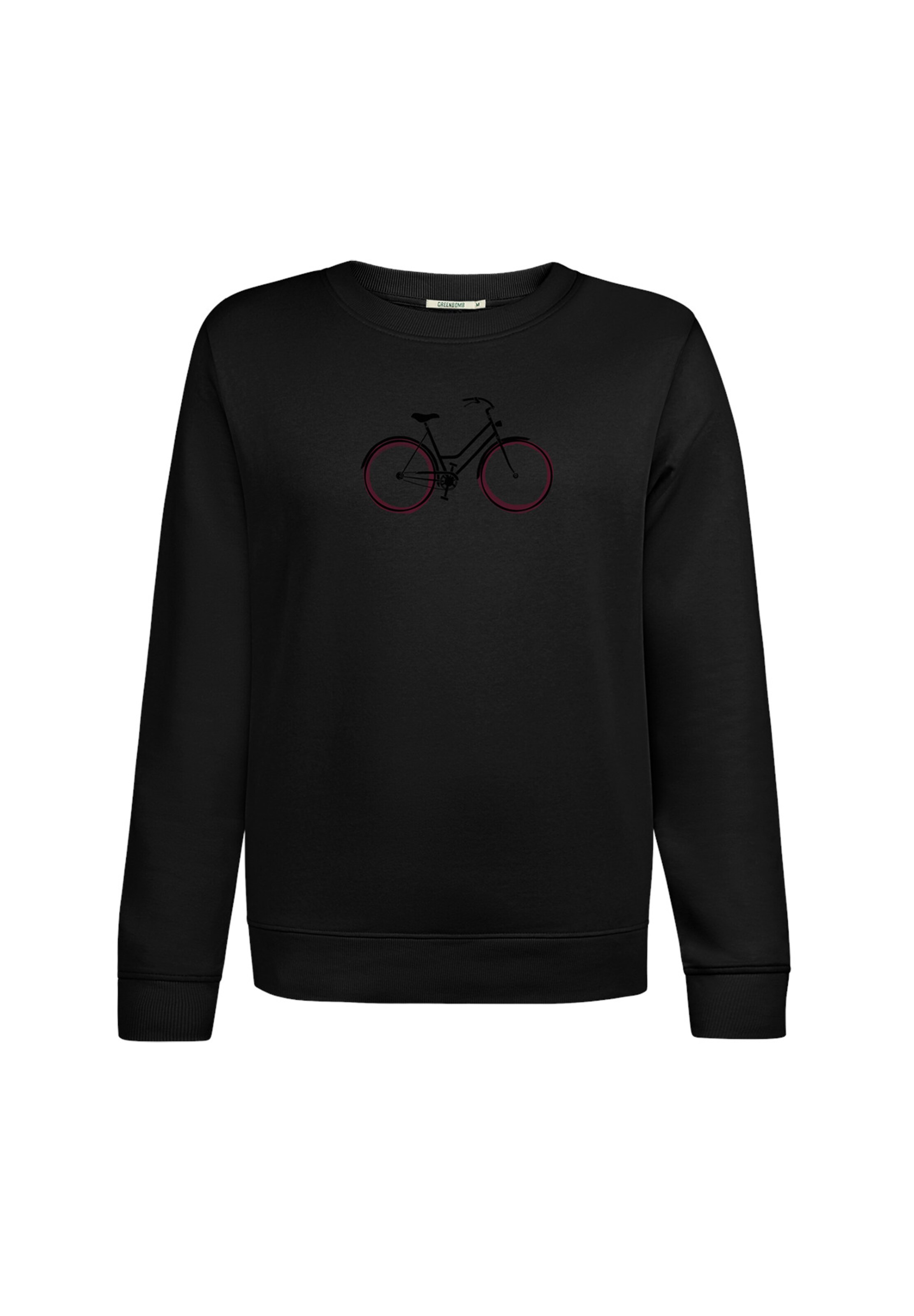 GREENBOMB Sweatshirt in Black: front