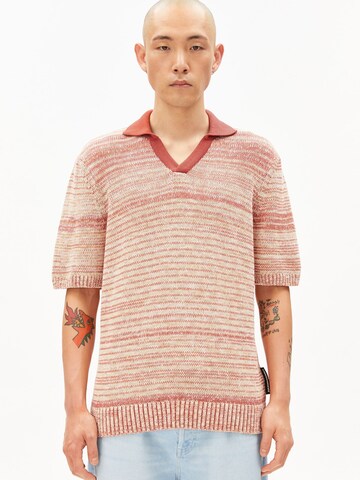 ARMEDANGELS Strickpolo YARNMIX in Mischfarben: Vorderseite