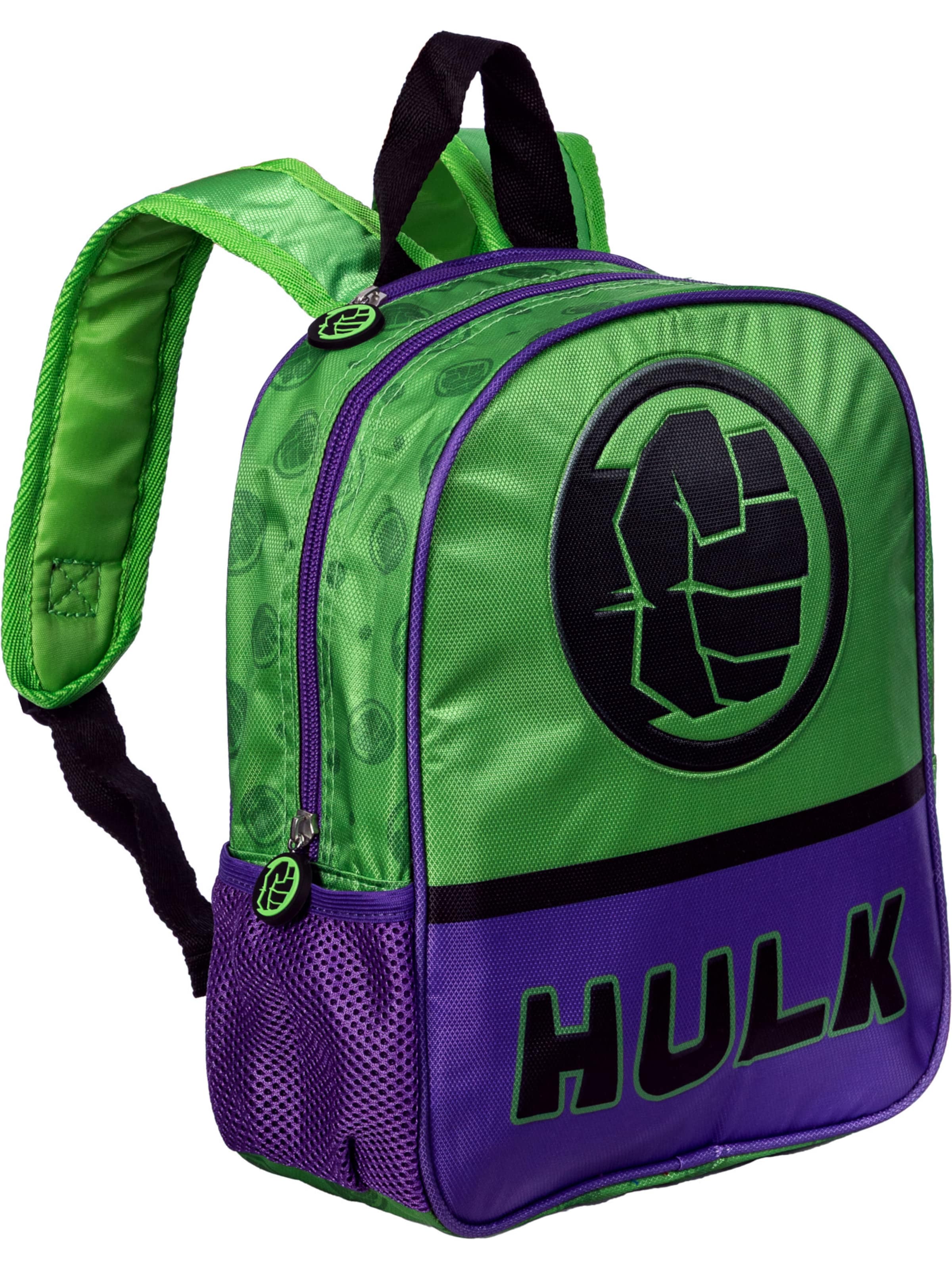 marvel Rucksack 'Hulk Go!-Hooded' in Grün