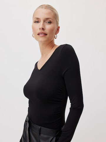 LeGer by Lena Gercke Shirt Bodysuit 'Line' in Black