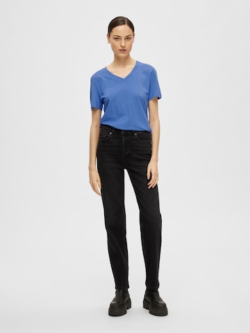 T-shirt SELECTED FEMME en bleu