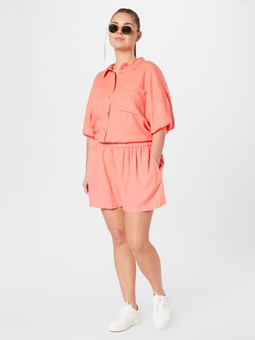 River Island Plus Štandardný strih Nohavice - Ružová