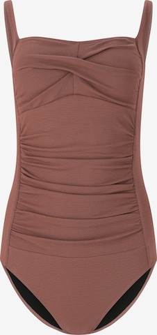 NOU Triangel Badpak 'Nicola V2' in Bruin: voorkant