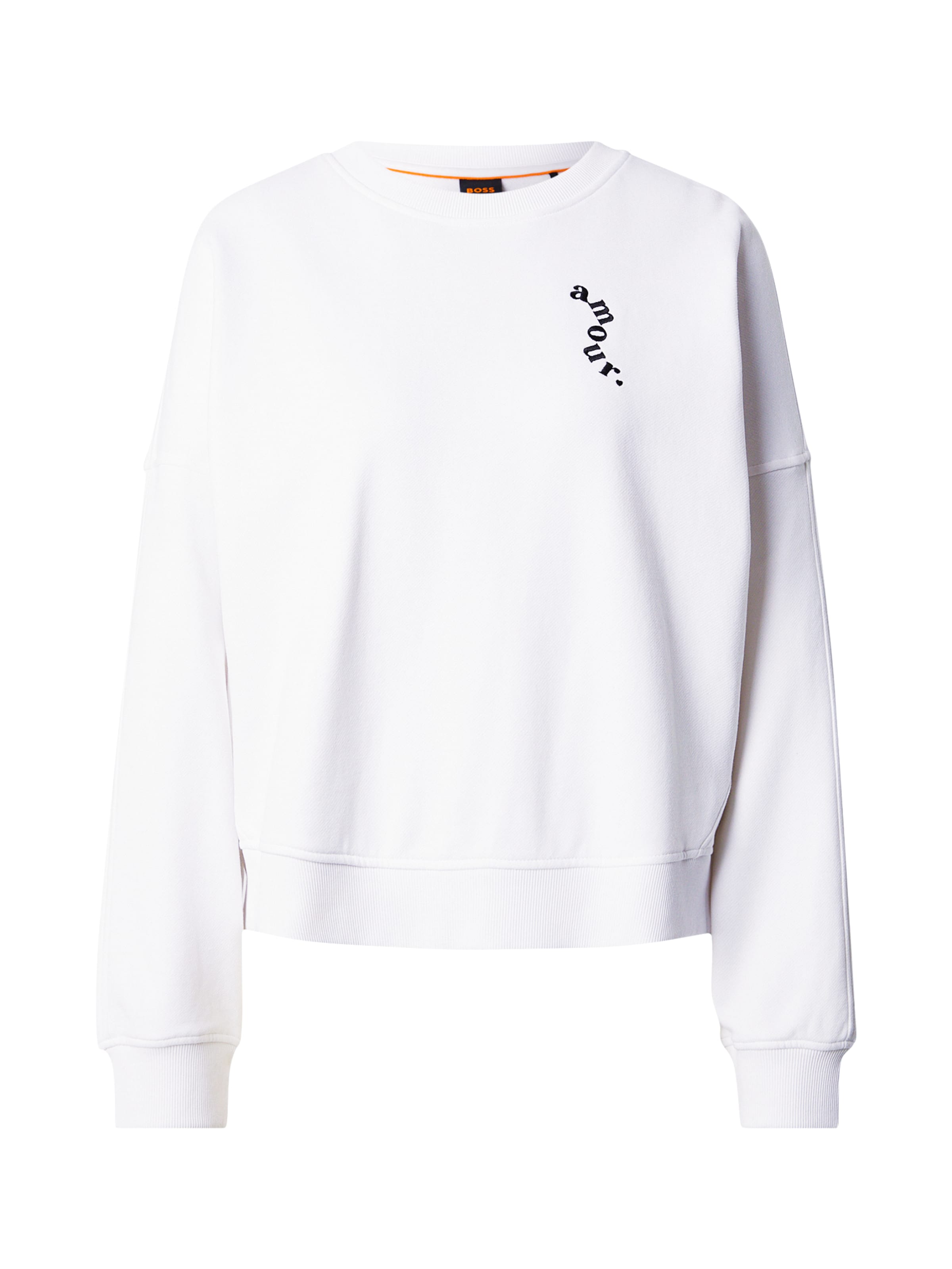 BOSS Свитшот 'Ever Valentine' в Белый: спереди