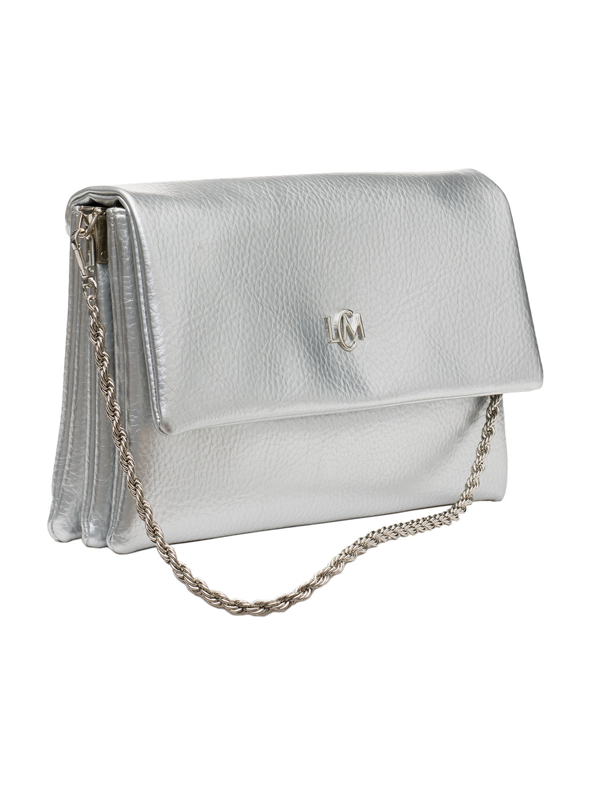 L.CREDI Crossbody bag 'Penina' in Silver