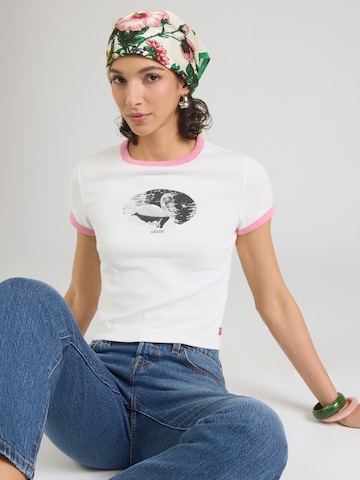 Tricou 'ESSENTIAL' de la LEVI'S ® pe alb: față