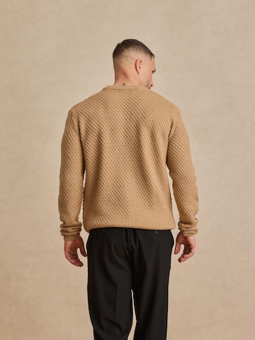 DAN FOX APPAREL Sweater 'Melvin' in Beige