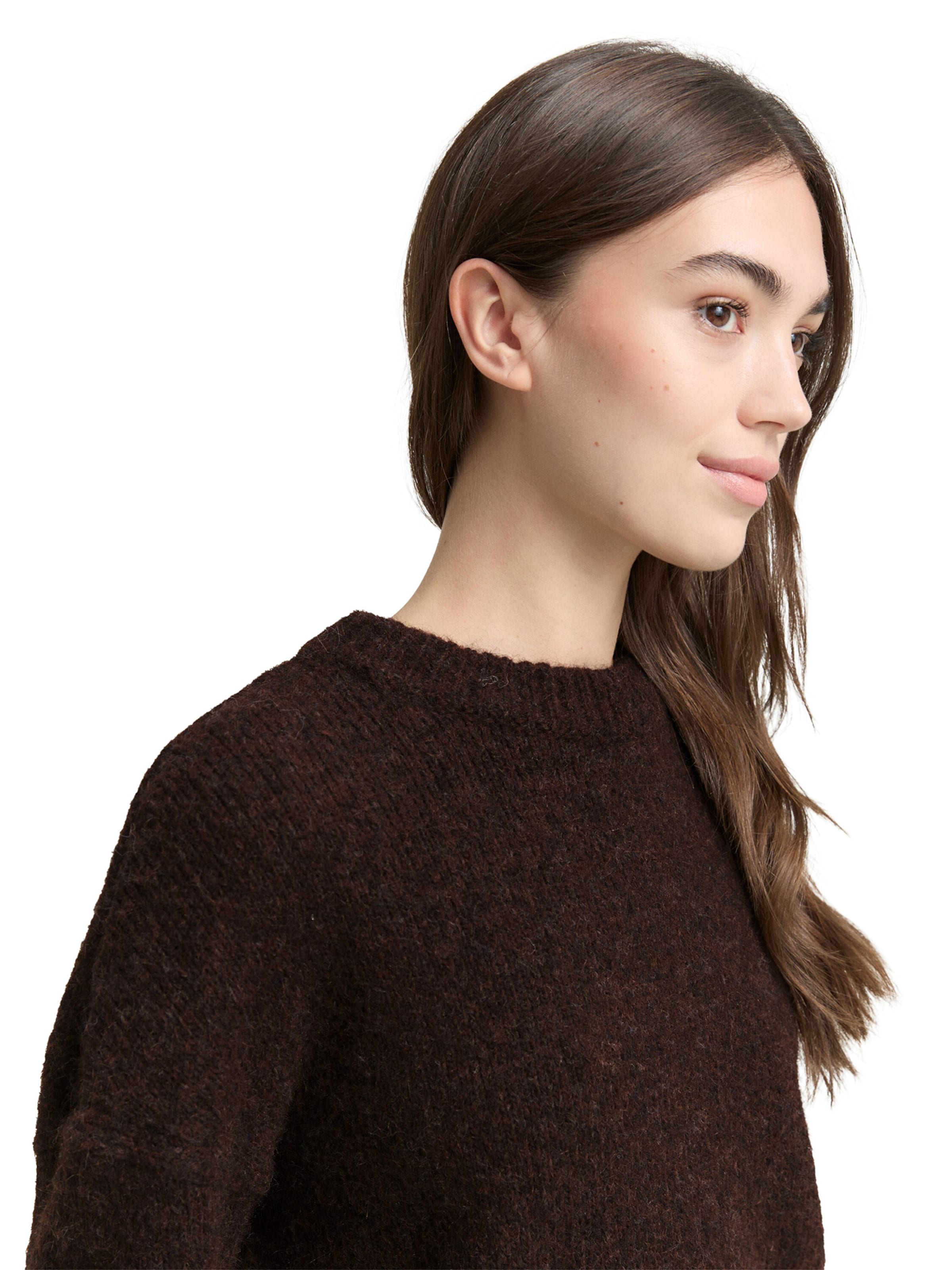 TOM TAILOR DENIM Свитер в Коричневый