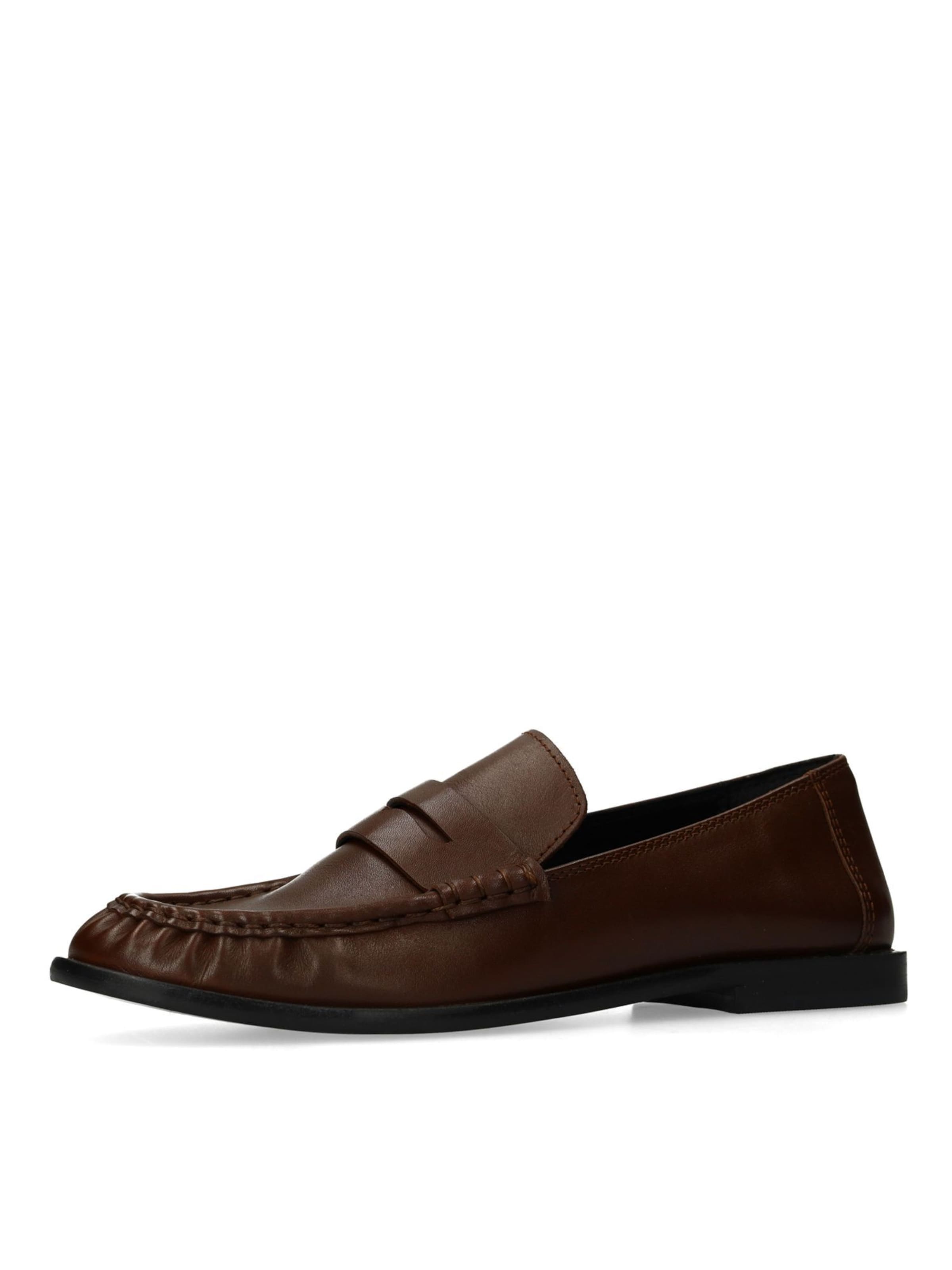 Mocassin SACHA en marron : devant