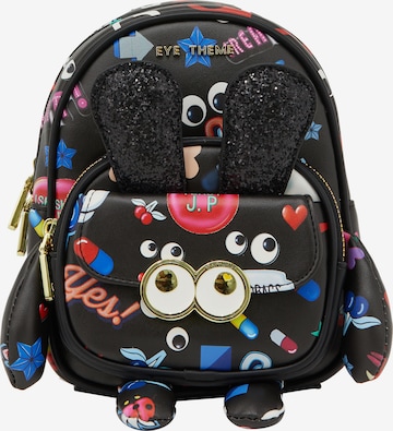 MYMO - Mochila 'Pop Eyetheme' em preto: frente
