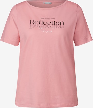 STREET ONE T-Shirt in Pink: Vorderseite