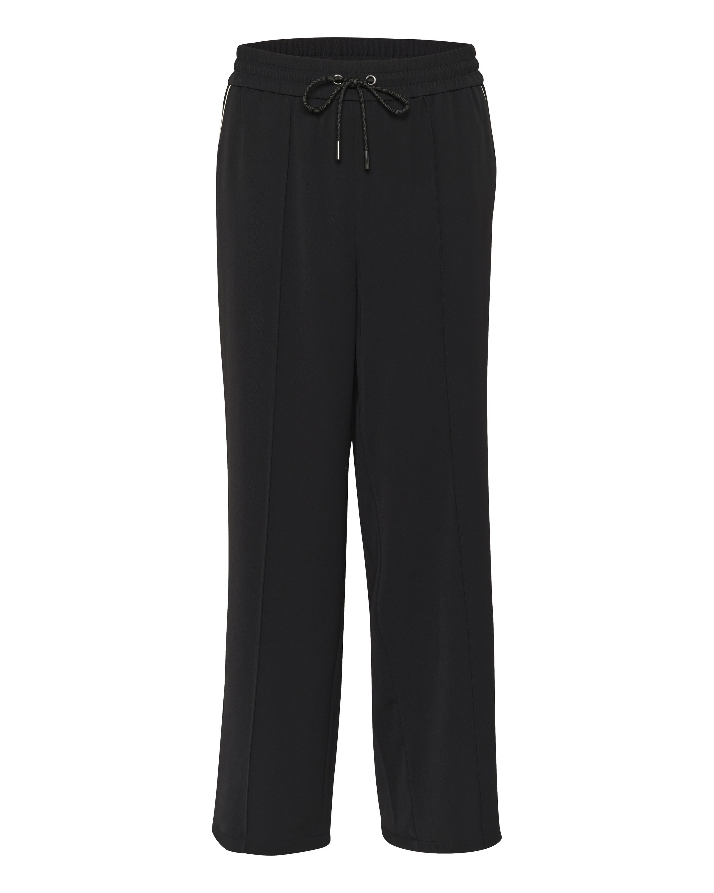 CULTURE Loosefit Broek 'Aram' in Zwart: voorkant