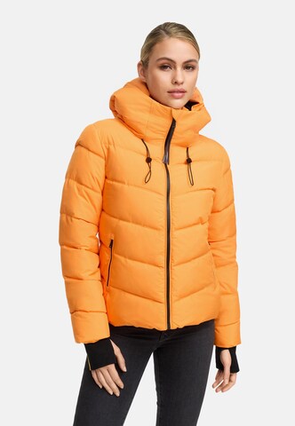 Veste d’hiver MARIKOO en orange : devant
