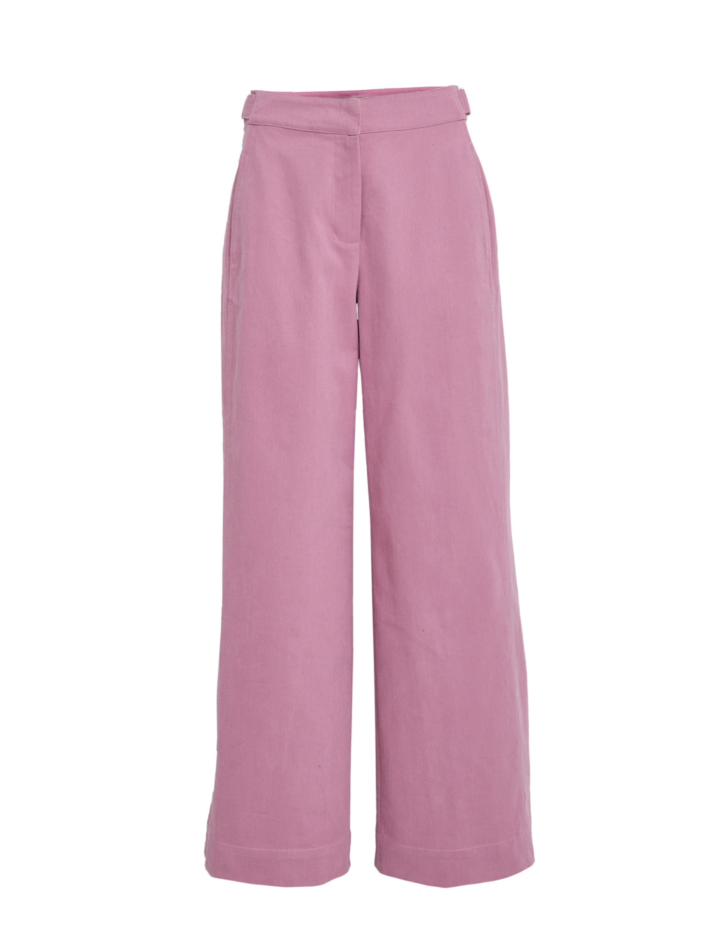 Peppercorn Regular Broek ' PCJenny pant' in Roze: voorkant
