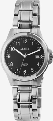 JUST Analog Watch 'Baroon' in Silver: front