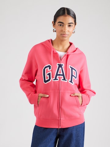 Veste de survêtement 'HERITAGE' GAP en rose : devant
