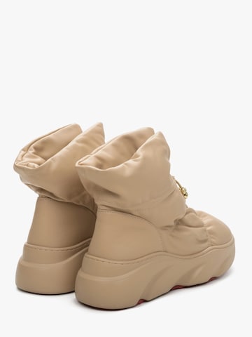Estro Snow boots '3587-2' in Beige