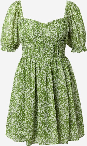 Abercrombie & Fitch - Vestido de verano en verde: frente