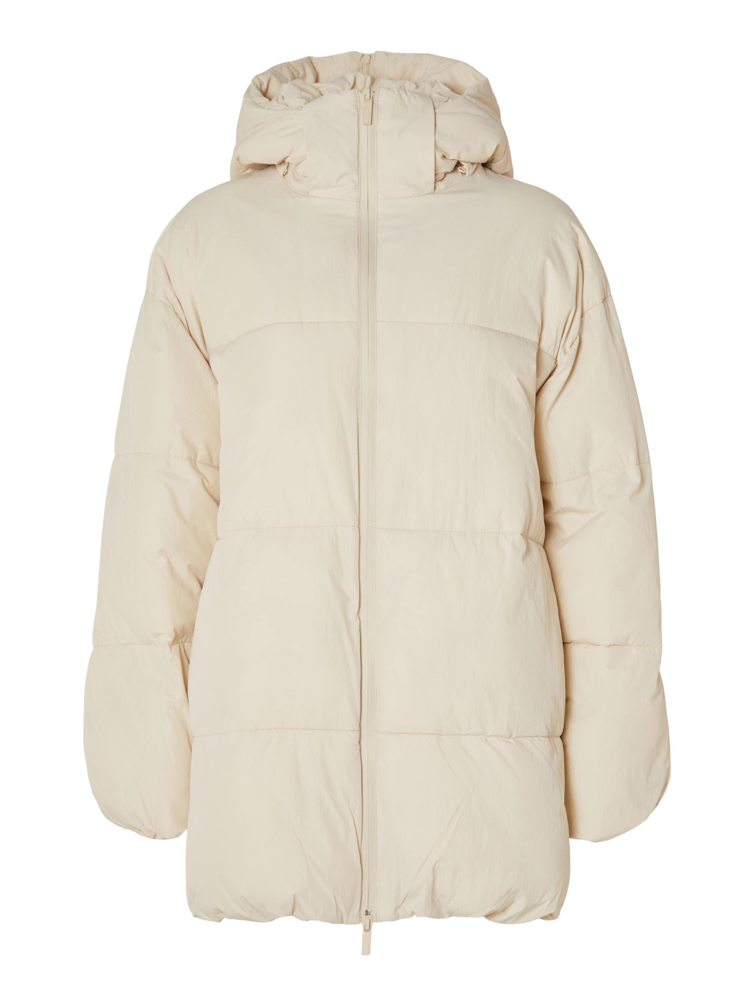 SELECTED Vinterjakke 'Fraya' i beige: forside