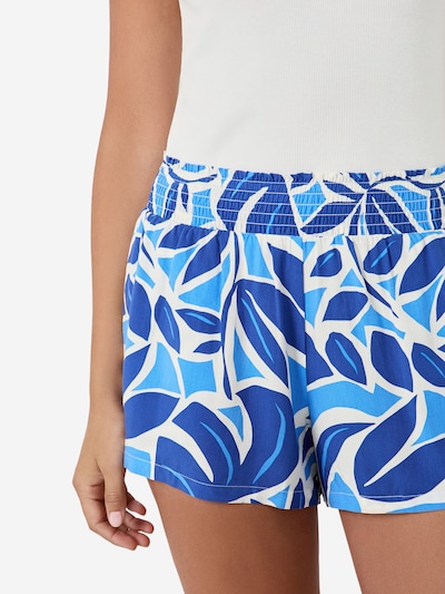 ETAM Pyjamashorts in azur / dunkelblau / weiß, Produktansicht