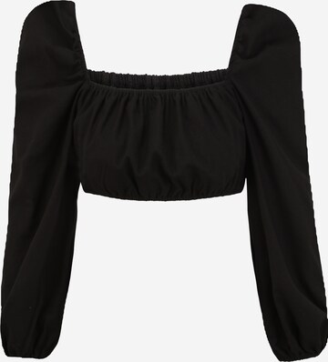 Missguided Petite Shirt in Schwarz: predná strana