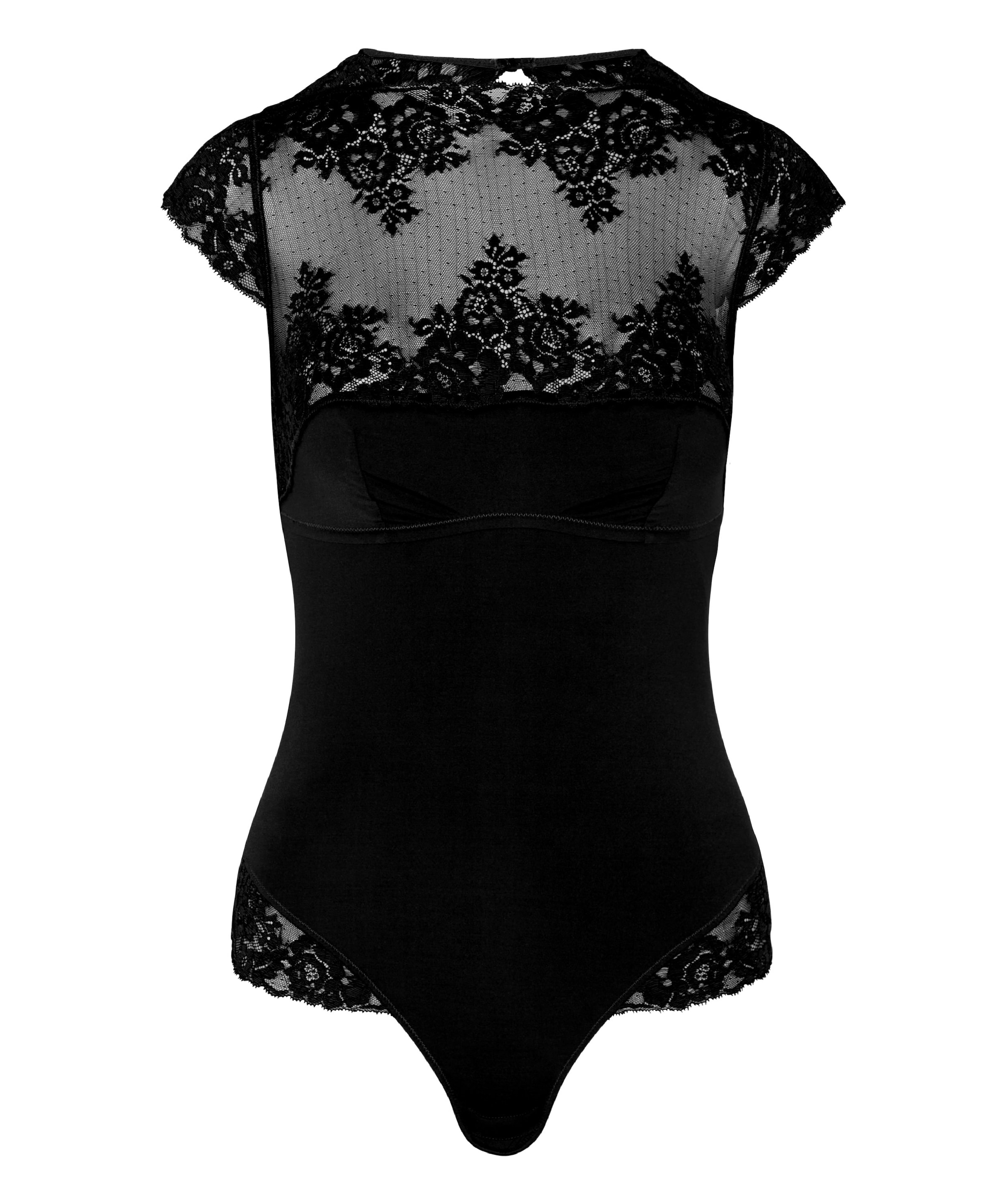 Hunkemöller Body 'Rosie' in Zwart: voorkant